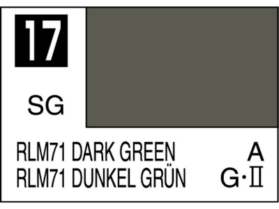 Mr.Color C017 RLM71 Dark Green - Mr.Hobby 10 мл