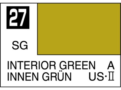 Mr.Color C027 Interior Green - Mr.Hobby 10 мл