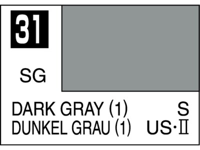 Mr.Color C031 Dark Gray (1) - Mr.Hobby 10 мл