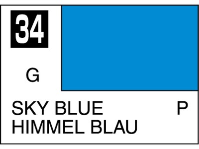 Mr.Color C034 Sky Blue - Mr.Hobby 10 мл