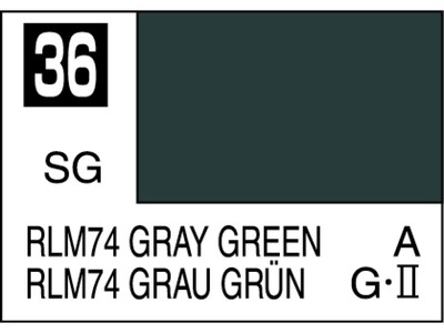 Mr.Color C036 RLM74 Grey Green - Mr.Hobby 10 мл