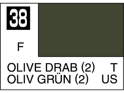Mr.Color C038 Olive Drab (2) - Mr.Hobby 10 мл