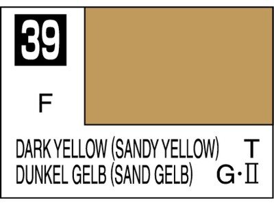 Mr.Color C039 Dark Yellow (Sandy Yellow) - Mr.Hobby 10 мл