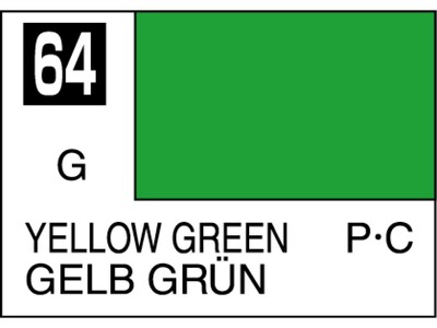 Mr.Color C064 Yellow Green - Mr.Hobby 10 мл