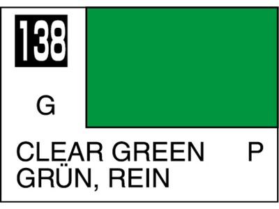 Mr.Color C138 Clear Green - Mr.Hobby 10 мл
