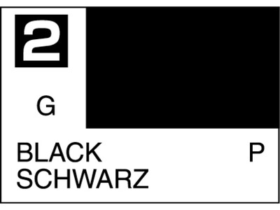 Mr.Color C002 Black - Mr.Hobby 10 мл
