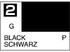 Mr.Color C002 Black - Mr.Hobby 10 мл