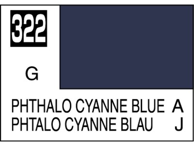 Mr.Color C322 Phthalo Cyanne Blue - Mr.Hobby 10 мл