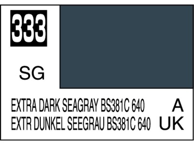 Mr.Color C333 Extra Dark Seagray BS381C 640 - Mr.Hobby 10 мл