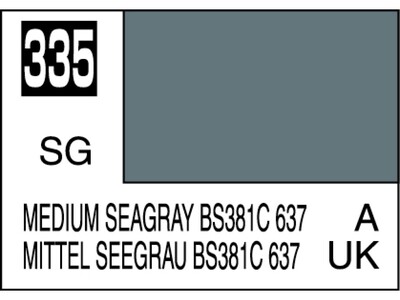 Mr.Color C335 Medium Seagray BS381C 637 - Mr.Hobby 10 мл