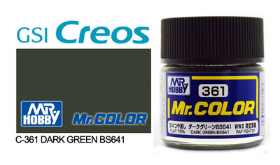 Mr.Color C361 Dark Green BS641 - Mr.Hobby 10 мл