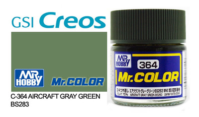 Mr.Color C364 Aircraft Grey Green BS283 - Mr.Hobby 10 мл