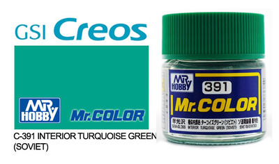 Mr.Color C391 Interior Turquoise Green Soviet - Mr.Hobby 10 мл