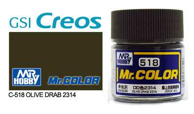 Mr.Color C518 Olive Drab 2314 - Mr.Hobby 10 мл