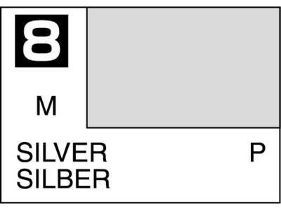 Mr.Color C008 Silver - Mr.Hobby 10 мл