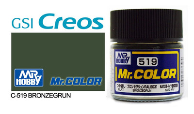 Mr.Color C519 Bronzgrun RAL6031 - Mr.Hobby 10 мл