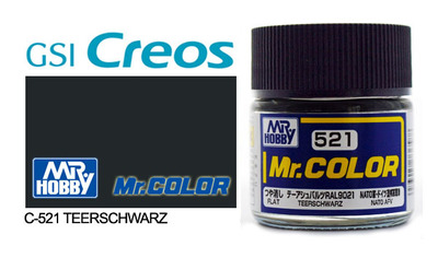 Mr.Color C521 Teerschwarz RAL9021 - Mr.Hobby 10 мл
