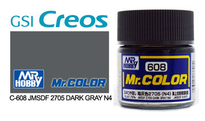Mr.Color C608 JMSDF 2705 Dark Gray N4 - Mr.Hobby 10 мл