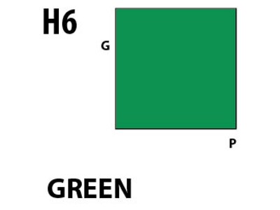 Aqueous Hobby Colour H006 Green Mr.Hobby 10 мл