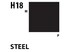 Aqueous Hobby Colour H018 Steel Mr.Hobby 10 мл