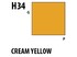 Aqueous Hobby Colour H034 : Cream Yellow Mr.Hobby 10 мл