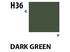 Aqueous Hobby Colour H036 : Dark Green Mr.Hobby 10 мл