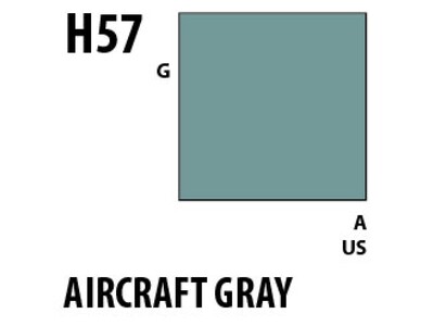 Aqueous Hobby Colour H057 Aircraft Gray Mr.Hobby 10 мл