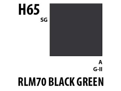 Aqueous Hobby Colour H065 RLM70 Black Green Mr.Hobby 10 мл