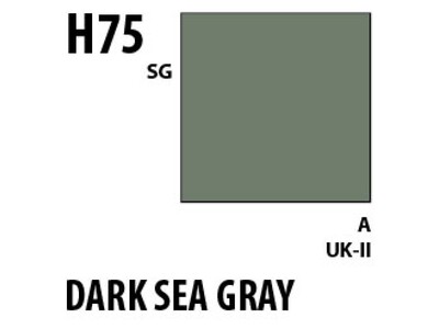 Aqueous Hobby Colour H075 Dark Sea Gray Mr.Hobby 10 мл
