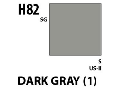 Aqueous Hobby Colour H082 Dark Gray (1) (US) Mr.Hobby 10 мл