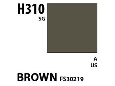 Aqueous Hobby Colour H310 Brown FS30219 Mr.Hobby 10 мл