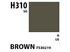 Aqueous Hobby Colour H310 Brown FS30219 Mr.Hobby 10 мл