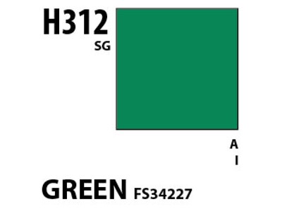 Aqueous Hobby Colour H312 Green FS34227 Mr.Hobby 10 мл