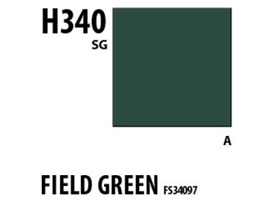 Aqueous Hobby Colour H340 Field Green FS34097 Mr.Hobby 10 мл