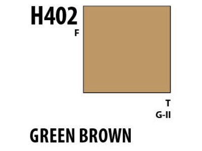 Aqueous Hobby Colour H402 Green Brown Mr.Hobby 10 мл