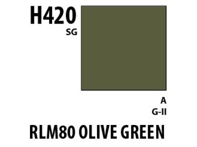 Aqueous Hobby Colour H420 RLM80 Olive Green Mr.Hobby 10 мл