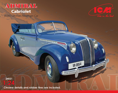 Admiral кабриолет модель 1937 - 24021 ICM 1:24