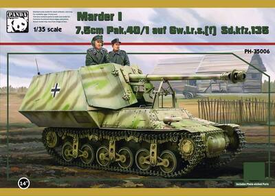 Sd.Kfz. 135/1 7.5 cm Marder I (Lorraine) ПТ САУ- PH35006 Panda 1:35