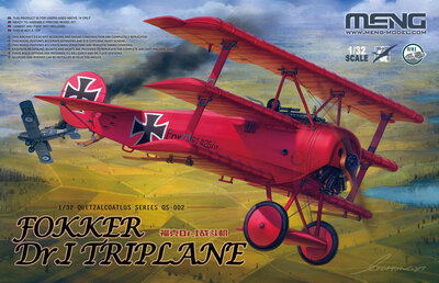 Fokker Dr.I Triplane аэроплан - QS-002 Meng 1:32