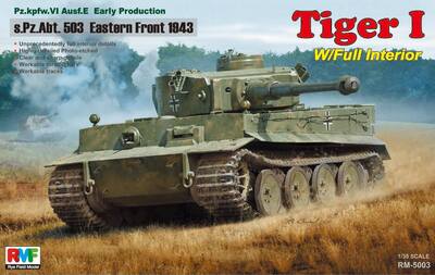 Tiger I (Т-VI Тигр тяжелый танк) Early w/full interior - RM-5003 RyeField Model 1:35
