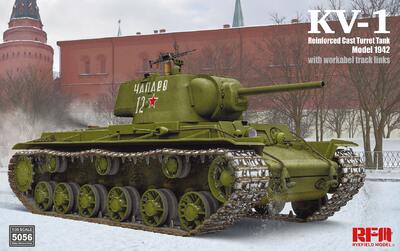 КВ-1 литая башня обр. 1942 - RM-5056 RyeField Model 1:35