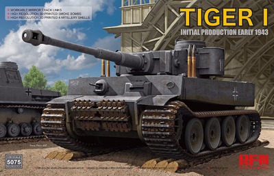Tiger I (Тигр) Initial Prod. Early 1943 тяжелый танк - RM-5075 Rye Field Model 1:35