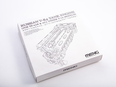SPS-028 V-84 (В-84 дизель) Tank Engine for TS-014/TS-028 Meng 1:35
