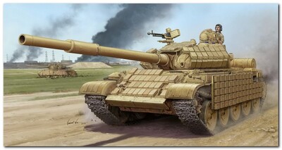 Т-62 обр.1972 с ДЗ средний танк - 01549 Trumpeter 1:35