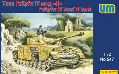 Panzer IV Ausf.H средний танк - UM-547 Unimodel 1:72